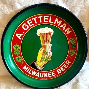 Vintage 1930’s A. Gentleman Milwaukee Beer Tray